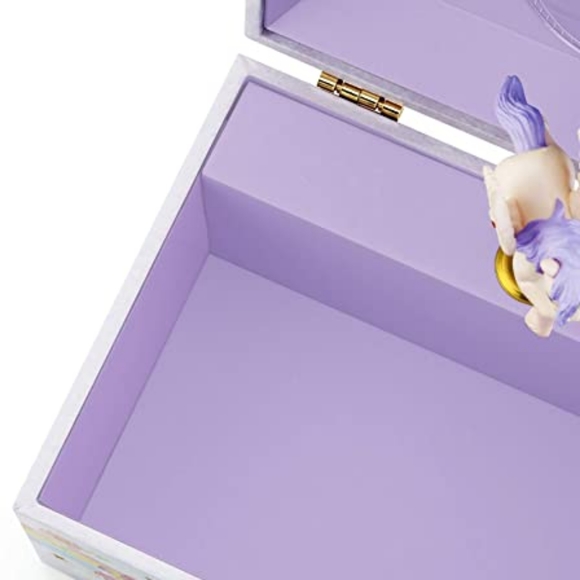 Musical Jewelry Glitter Storage Box and Jewelry Set for Little Girls with Spinni - Picture 3 of 4